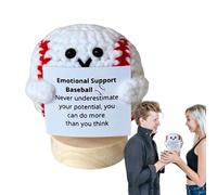 Peluche de soutien motivant | Balle à tricoter avec citation inspirante | Balle de crochet avec citation inspirante pour la maison, le lieu de travail, la pendaison de crémaillère, le bureau