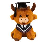 Peluche de vache en peluche | Décoration mignonne assise et douillette | Vache jouet - Pour chambre d'enfant, chambre à coucher, salle de jeux, canapé, pour dormir, et pour l'obtention du diplôme