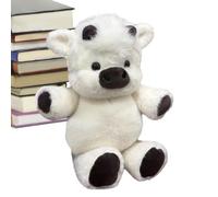 Peluche de Vache - Jouet de Vache Douillet et Doux - 45 cm - Grande Figurine de en Peluche - Animal de Collection Mignon - Coussin décoratif Confortable - pour Chambre d'enfant, Chambre à
