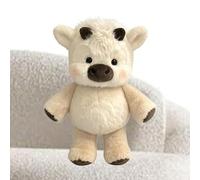 Peluche de vache qui coule | Peluche de vache des hautes terres de 60 cm | Mouton qui coule | compagnon pour soulager le stress et le soutien émotionnel | Velours et coton