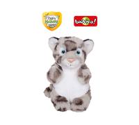 Gipsy Toys - Peluche DEFIS Nature Protect PANTHERE des NEIGES - 15 CM - Gris PÂLE ET Blanc