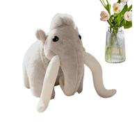 Peluche d'éléphant remplie de peluche douce | Figurine à collectionner avec apparence réaliste et sensation relaxante, jouet en peluche en forme d'éléphant | pour garçons et filles le jour de la Saint