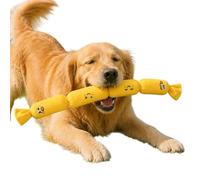 Peluche Dentition Chien Forme Saucisse Interactive, Résistante, Douce | Jouet Peluche de Dentition pour Chien Idéal Pour Intérieur Extérieur Jardin Maison Appartement Chambre Balcon