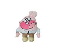 Peluche dérivée de "Le merveilleux monde d'Agam", lapin dodu rose, 30cm