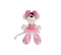 Diddl - Peluche Diddlina en Robe Ballerina 30cm - Peluche Souris Années 90 - Tutu Rose et Chaussons - 100% Recyclée Écoresponsable - Cadeau Enfant & Fan Vintage - Jouet Doux et Mignon