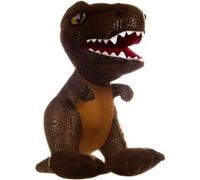 Peluche dino t-rex brun 31cm - dinosaure tyrannosaure rex - jurassic world - peluche licence - re:3504a G
