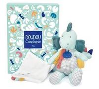 Peluche dinosaure Doudou et Compagnie Calinosaure avec Doudou 25 cm Vert Vert G