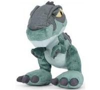 Peluche dinosaure t-rex vert 27 cm - dino tyrannosaure - jurassic world dominion - doudou enfant nouveaute Vert