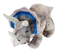 Peluche Dinosaure Triceratops De 25 Cm Gris Bleu