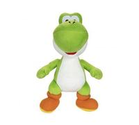 Peluche Dinosaure Yoshi 24 Cm - Set Doudou Super Mario Classique Enfant + 1 Carte Offerte - Dino Vert Et Blanc