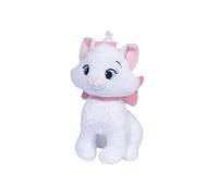 Peluche Disney : Chat Blanc Marie 26 Cm - Doudou Licence Enfant - Aristochats