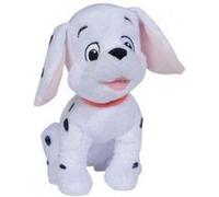 Peluche disney : chien blanc et noir rolly 33 cm - doudou licence enfant - 101 dalmatiens - animal - heros disney nouveaute