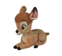 Peluche Disney : Faon Brun Bambi 26 Cm - Set Doudou Enfant + 1 Carte Offerte