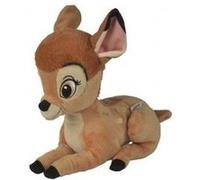 Peluche disney : faon brun bambi 26 cm - set doudou enfant + 1 carte offerte Brun