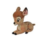 Peluche Disney : Faon Brun Bambi 26 Cm - Set Doudou Enfant Et 1 Carte offerte