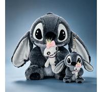 Peluche Disney Lilo & Stitch Kawaii Mignonne et Moelleuse, Série Jeu de Cache-Cache Nocturne, Cadeau d'Anniversaire pour Filles, Enfants et Fans 12cm Stitch