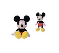 NICOTOY 6315870225 Disney Mickey, 25 cm, Noir, Rouge, Jaune, Peluche, +0m