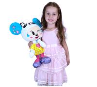 Peluche Disney Minnie Tokyo 45cm Chaussures Violet De 0 + Pantin Poupée Coeur