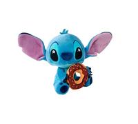 Disney Stitch avec Doughnut en Peluche, 25 cm, Convient dès Les Premiers Mois de Vie