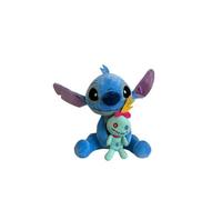 Simba Peluche Disney Stitch et Scrump 50 cm Bleu pour enfants à partir de 3 ans