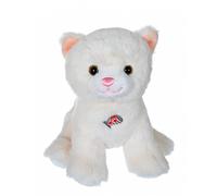 Peluche - dogz & kats sonores 18 cm - chat blanc TU