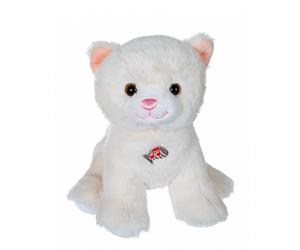 Peluche - Dogz & Kats Sonores 18 Cm - Chat Blanc TU