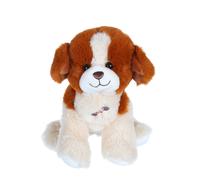Peluche - dogz & kats sonores 18 cm - chien beige et marron marron TU