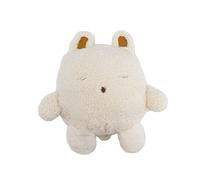 Peluche double face ultra-douce lapin beige TU