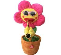 Peluche Douce De Tournesol Pour Enfants, Jouet Électrique Amusant, Danse Et Chant, Fleur De Tournesol, Kawai