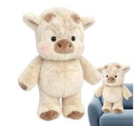 Peluche douce Highland - Coton PP | Peluche des hautes terres qui courent, adorable animal et peluche poilue de vache pour soulager le stress et soutenir les émotions