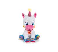 Peluche douce Licorne interactive musicale et lumineuse - Version FR - Bebe des 6 mois - Set Jeu eveil educatif et carte animaux
