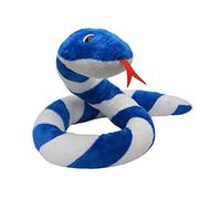 Peluche Doudou 250 cm Serpent Blanc/Bleu Peluche Doudou pour Enfant Bébé Garçon Fille