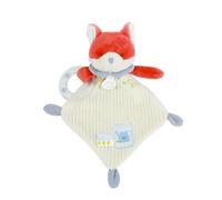 Peluche Doudou & compagnie Romarin Le Renard Hochet Multicolore 25 cm