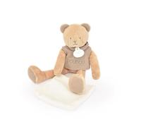PELUCHE - DOUDOU & COMPAGNIE - Sweety - Ours 25 cm - Beige/Taupe - Pull coton