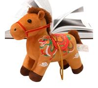 - Peluche - Doudou Douce, Objet de Collection pour l'année du Cheval, Figurine Animale Douillette | Cadeau d'anniversaire d'enfant, Nouvel an Chinois, décoration de Chambre d'enfant, par