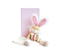 Peluche Doudou et Compagnie Lapin de Sucre Rose Rose G