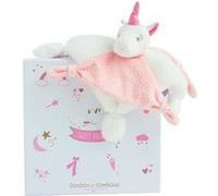Peluche Doudou et Compagnie Licorne Rose Rose G