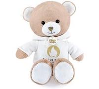 Peluche Doudou et Compagnie Ours Paris 2024 Beige sweat à capuche blanc JO Paris 2024 Beige et Blanc G