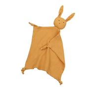 Peluche Doudou Lapin Plat, Coton Couverture de bébé, Jouet bébé Doudou Lapin Super Doux, Mignon Lapin Mousseline de Coton Couverture de sécurité pour bébé Nouveau-né pour Tenir et Câliner, 45cm×52cm