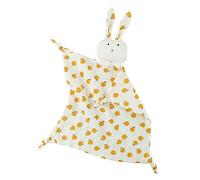 Peluche Doudou Lapin Plat, Couverture de Bébé en Coton, Jouet Super Doux et Mignon, Mousseline de Coton pour Nouveau-né, 45cm×52cm