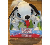 Peluche Doudou Les Toufous Le Chien Peppy Pups Dalmatien