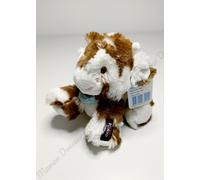 Peluche/Doudou Milky Vache Blanc Crème Marron Bandana Bleu Les Amis 19cm - Kaloo