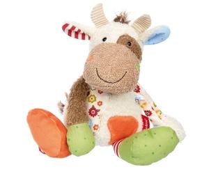 Peluche Doudou Vachette Patchwork Sweety 30 cm Sigikid® - Peluches