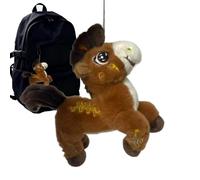 Peluche douillette - Mascotte chinoise pour porte-clés comme pendentif - Porte-clés porte-bonheur - Pour sac à main, sac à main, sac à main, sac de transport, ainsi que pour fête de printemps