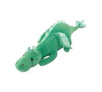 Peluche Dragon Allongé 60cm, Dragon Agneau Doudou Super Doux, Coussin Enfant Forme Dragon Rose&Vert, Jouet Peluche Garçons Filles (Vert)