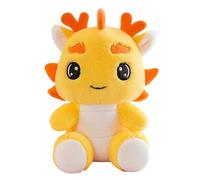 Peluche dragon chinoise - Peluche Nouvel An lunaire, dragon du festival 2024 | Ornement de mascotte de dessin animé chinois, figurine de symbole en peluche pour décoration de vacances de