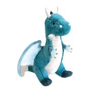Peluche Dragon Emeraude 40 Cm Bleu TU