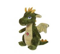 Peluche - Dragon sonore, vert 17 cm