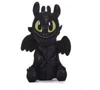 Peluche Dragon Trainer Furia Foncé Toothless 30 cm Noir