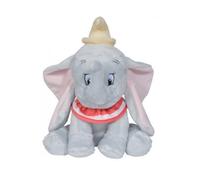 Peluche Dumbo 25 cm éléphant - Doudou Super Doux - Set Jouet Bebe, Enfant et Une Carte Animal